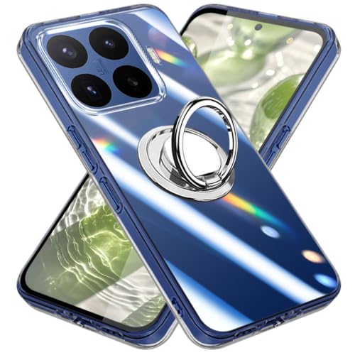 For Xiaomi 17T Pro �P�[�X �N���A �����O�t�� TPU �V���I�~ 17t Pro �J�o�[ ��p ���ϖh�~ �ϏՌ� ���^ �P�[�X �ԍڃz���_�[�Ή� ����~�� �����h�~