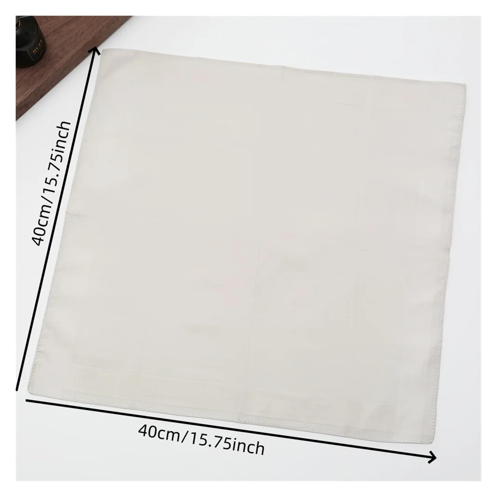 Fazzoletto da Taschino per Uomo Fazzoletto da taschino sottile in cotone 12 pezzi 40 cm