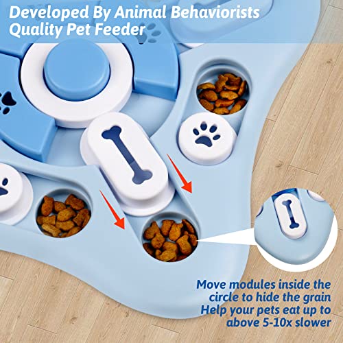 Skrtuan Hundespielzeug Intelligenz,Hundespielzeug Katzenspielzeug Intelligenz,Interaktives Hundespielzeug für Hunde,Erbrechen verhindern Intelligenzspielzeug für Hunde