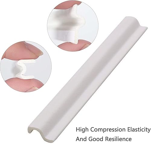 Miniatura 5 de Tira de sellado para ventana, autoadhesiva para ventana de puerta, resistente a la intemperie, tope de ventana, tira de sello insonorizada para