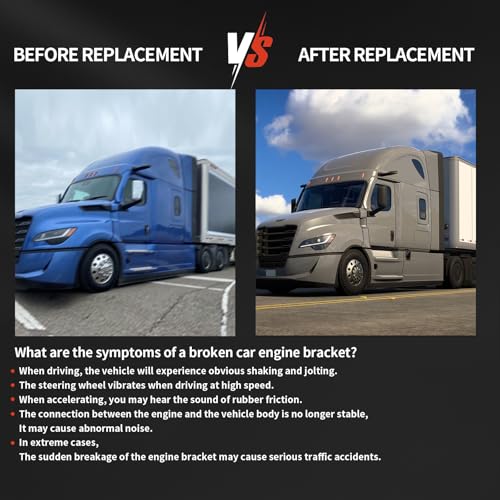 Trucks Engine Rear Mounts Compatible with Freightliner Cascadia 2008-2018 by KJYDXYS - Used condition - Image 5