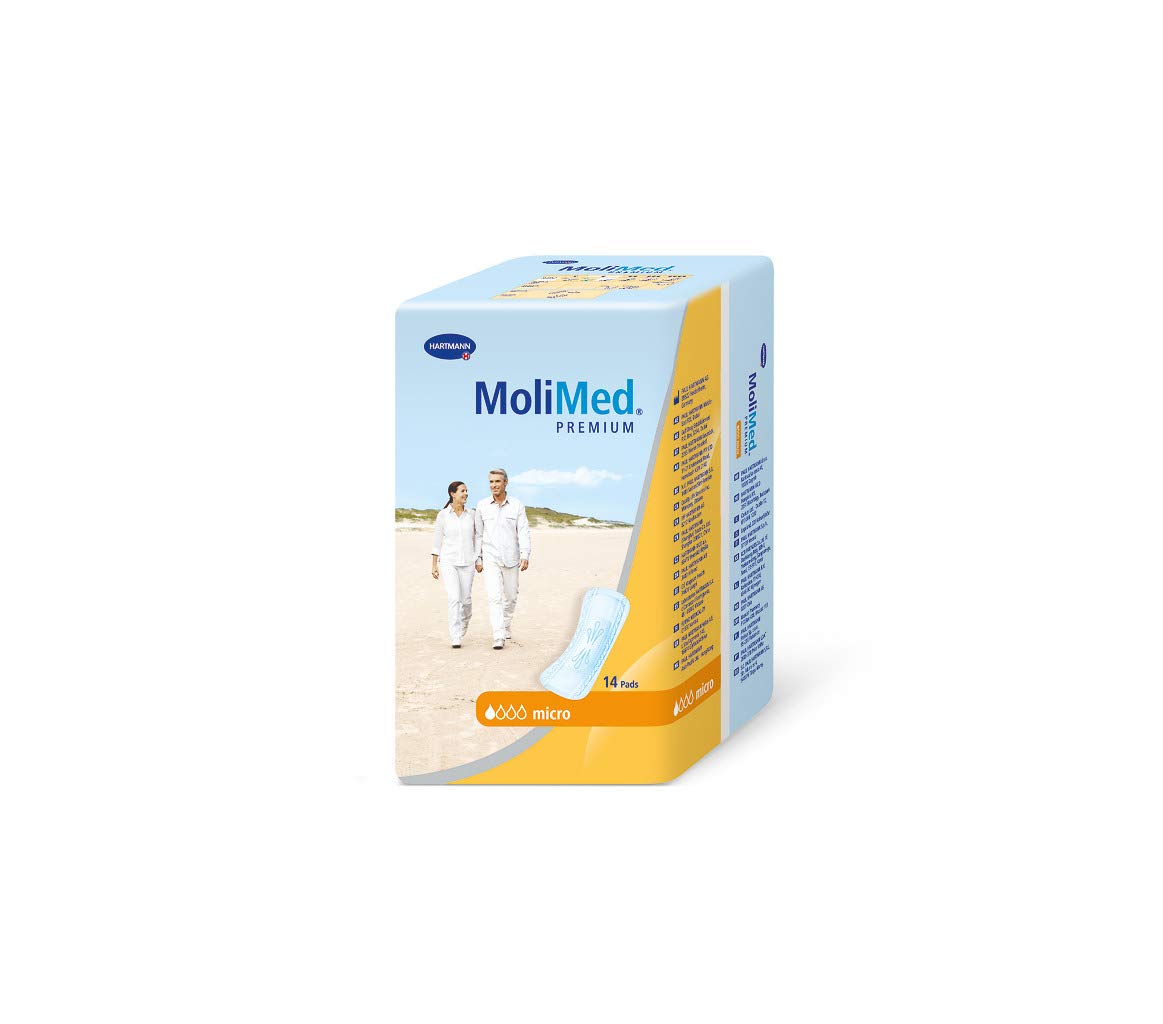 HartmannBladder Control Pad MoliMed 10.5" Length Light Absorbency (#168624, Sold Per Bag)
