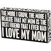Primitives by Kathy Family Box Sign Love My Mom