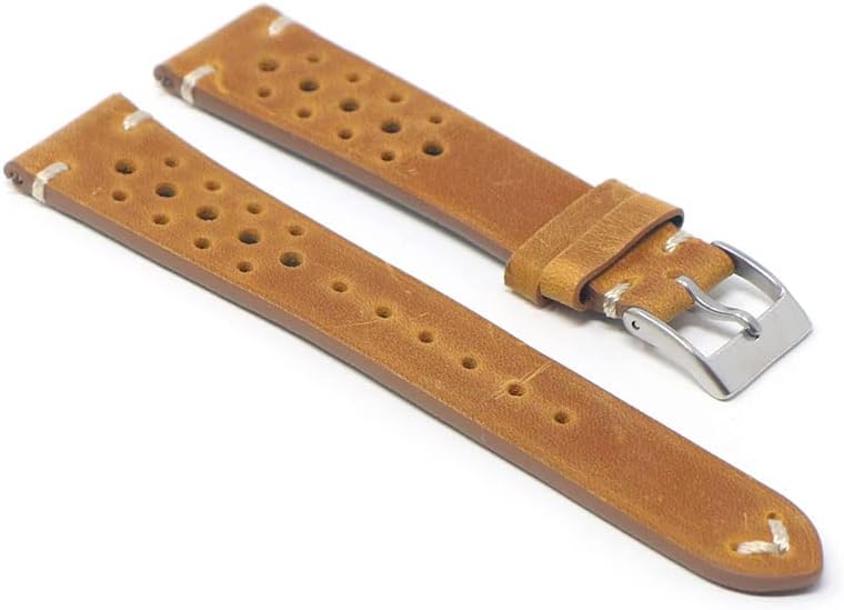 Miniatura 2 de DASSARI Correa de reloj de liberación rápida con acabado desgastado, elige tu color, 0.709 in, 0.748 in, 0.787 in, 0.827 in, 0.866 in