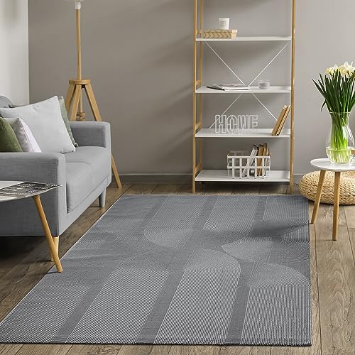 Mia's Teppiche Thing, nachhaltiger und umweltbewusster Designer-Teppich, weich & pflegeleicht,...