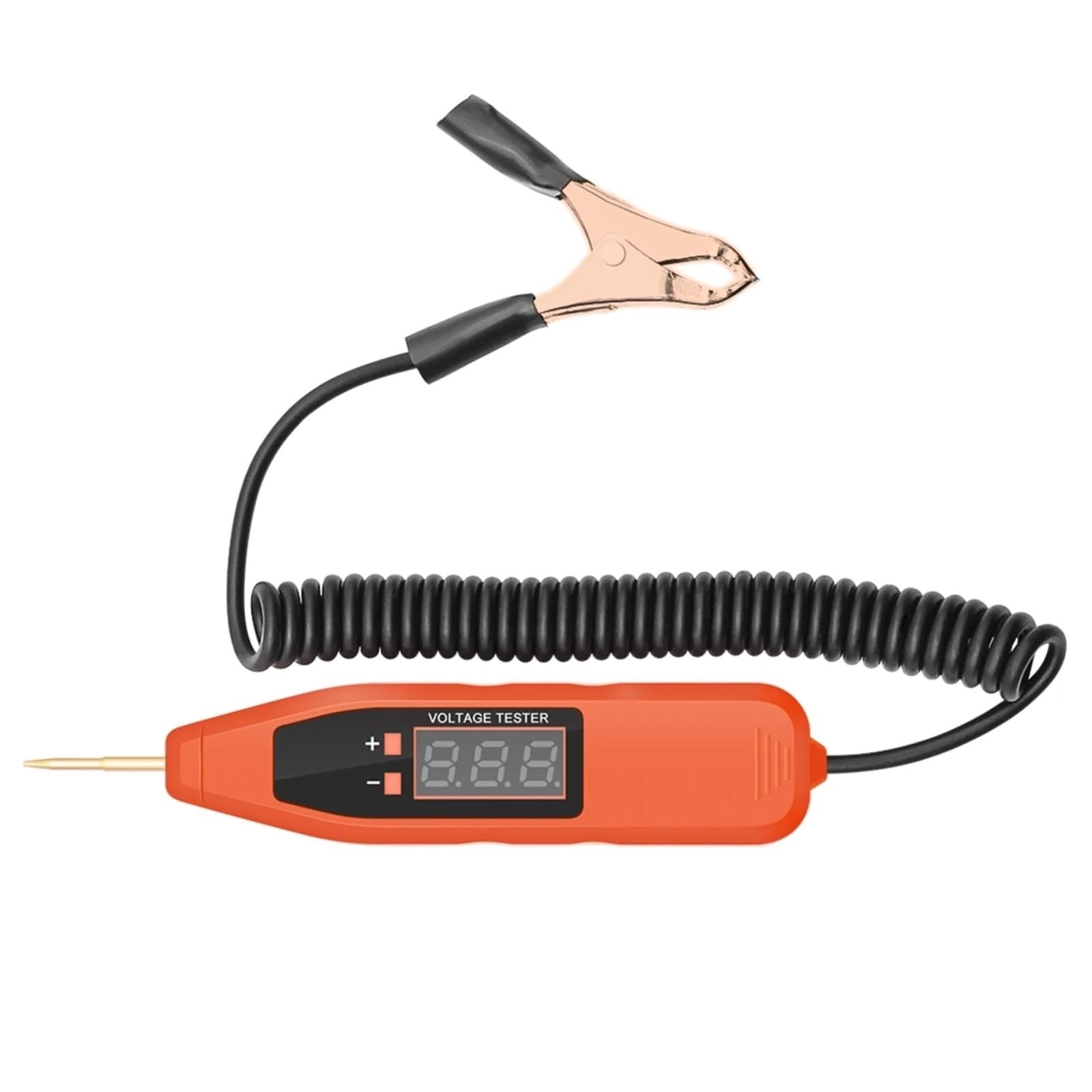 Misuratore di tensione, Penna For Test Di Tensione Del Circuito Automobilistico Da 5 V-32 V, Sonda Rilevamento Positiva E Negativa, Filo A Molla