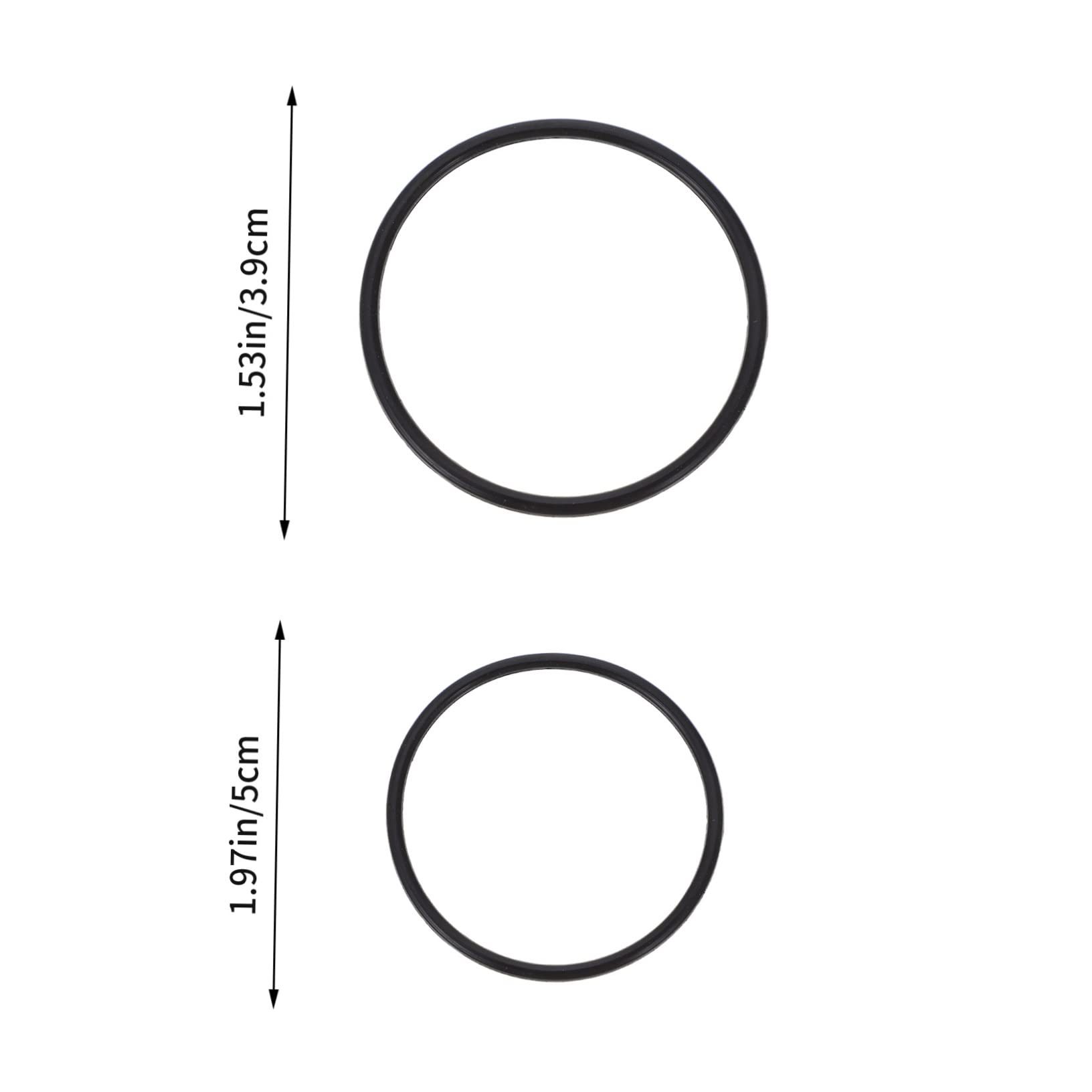 BESPORTBLE 4sets Bike Stopwatch Holder Band Speedometer Silicone Band Mount for Bicycles Fixed Strap Watch Base 8pcs*4