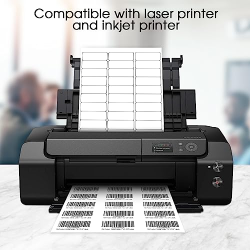 Maxgear 1" X 2-5/8" Address Mailing Sticker Labels, Template 5160, For Inkjet Or Laser Printer, Matte White Paper Sheets, Strong Adhesive, Dries Quickly, Holds Ink Well, 30 Sheets, 900 Labels #TOP4