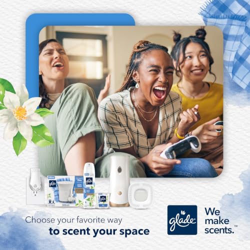 Glade Small Room Freshener Starter Kits, Clean Linen, 4 Devices + 4 Refills, 1.0 fl oz - image 8