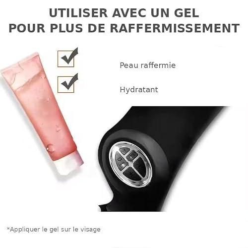Masque Double Menton- Masque Visage EMS Lifting V-Face – Massage & Tonification – LED Rouge – Rechargeable USB-C – Jawline Contouring – Visages Carrés/Mâchoire Marquée – vue 7