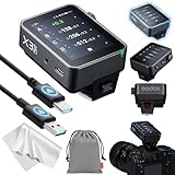 【Godox正規代理店＆日本語取扱説明書】Godox X3PROF X3PRO-F for FUJIFILM, GODOX X3F X3-F アップグレード版 2.4インチLCDタッチスクリーン TTLワイヤレスフラシュトリガー フラッシュ送信機 フラッシュトランスミッター フラッシュコマンダー Bluetooth機能&高速同期遅延サポート フォーカス補助光 & シャッター制御 急速充電可能