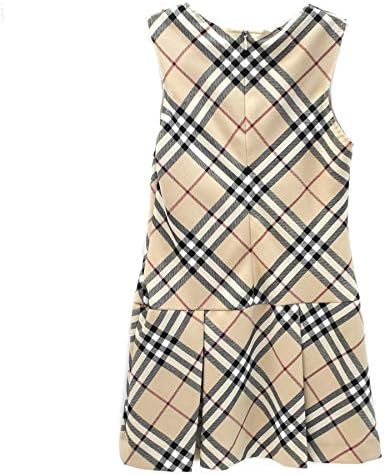 Burberry バーバリー ノースリーブ チェック ワンピース ベージュチェック 中古 ワンピース チュニック 通販 Amazon