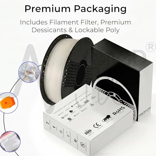 Image of NFIL3D Premium HIPS Natural White - 3D Printing Filament | Compatible with All 3D Printers | 1.75mm | 1Kg Nett Weight