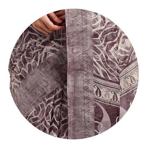 Image of MIRCHI FASHION Women Saree Cotton Blend Kalamkari Printed | Comfortable Office and Regular Daily Use Sari with Unstitched Blouse Piece