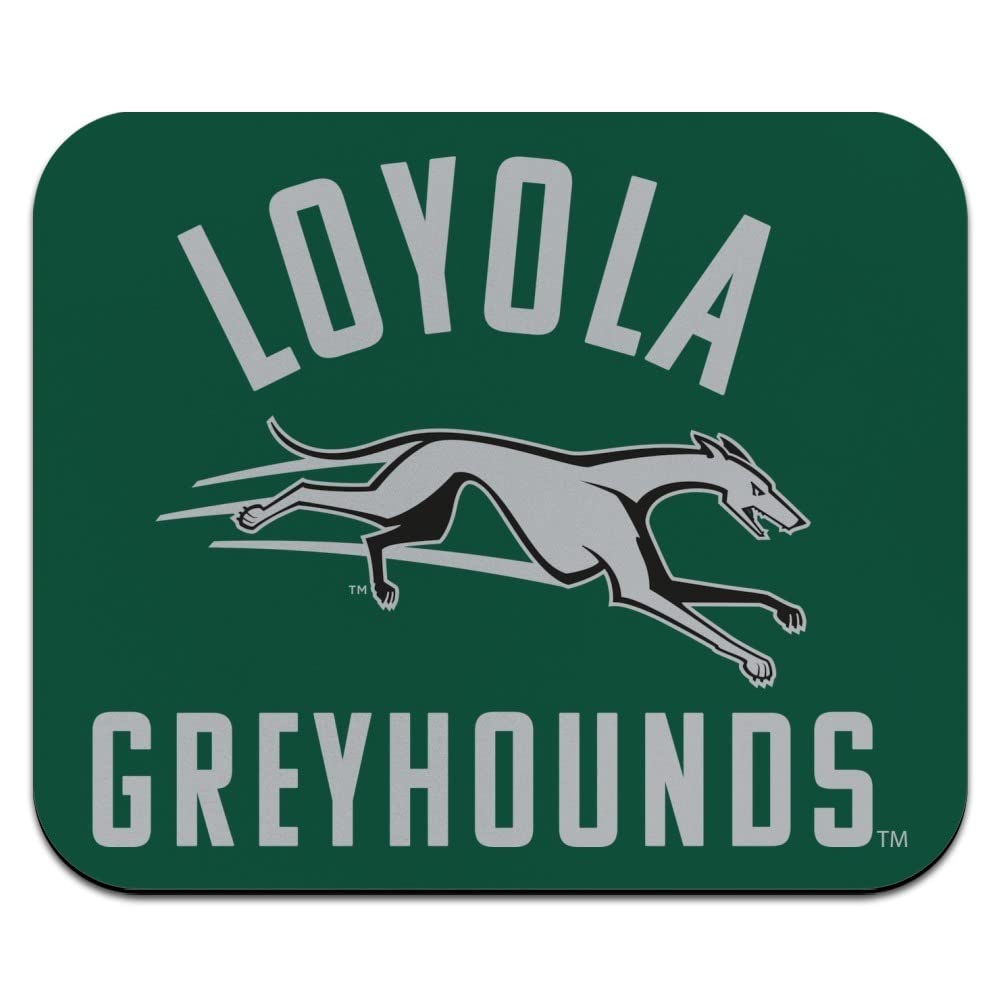 Loyola University Maryland Greyhounds Logo Low Profile Thin Mouse Pad Mousepad