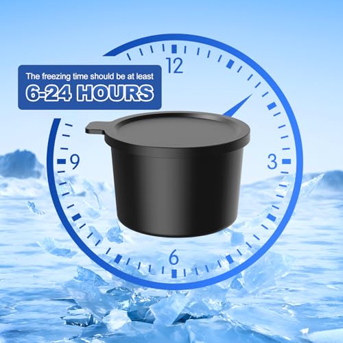 Ice Mold Accessory for KitchenAid Shave Ice Attachment, Reusable Plastic Ice Molds with Lids for Kitchenaid Ice Shaver Attachment - 8PCS