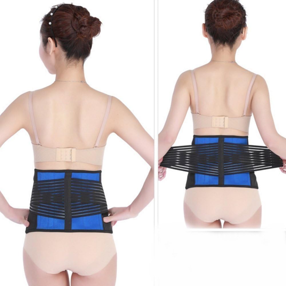 Lumbar, amzstar Deluxe neopreno doble tirador lumbar apoyo lumbar Brace y cintura cinturón de apoyo para la espalda/Slipped Disco Alivio Del Dolor