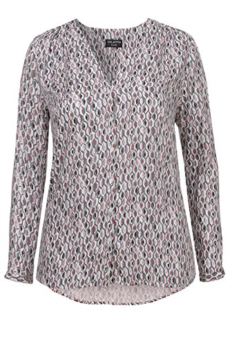 Blusa de viscosa con patrón de panal Dahlie Multicolor 44