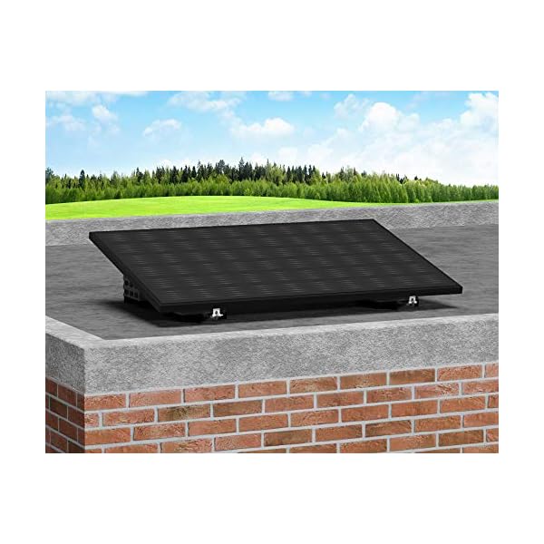 Mini Solaranlage 300 Watt Solarstrom für Eigenverbrauch | Plug & Play Komplettset | Montagematerial für Flachdach… – Bild 4