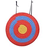 Fishawk Blanco de Tiro con Arco, Blanco de Tiro con Arco de Paja de 10 cm de Espesor, al Aire Libre para recreación, Suelo, Pasillo de Flechas, Base de Entrenamiento Interior