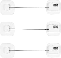 Vista 15 de Cerradura de refrigerador, cerradura de nevera resistente, cerradura de combinación para armarios de refrigerador, cajones, bloqueo de seguridad