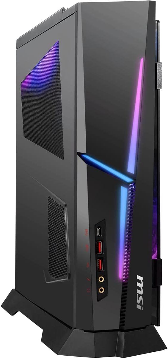 MSI Trident AS (SFF) Gaming Desktop, Intel Core i7-12700F, GeForce RTX 3060 Ti, 16GB' Memory (Dual-CHL), 1TB SSD, WiFi 6E, USB Type-C, VR-Ready, Windows 11 Home (12TG-031US)