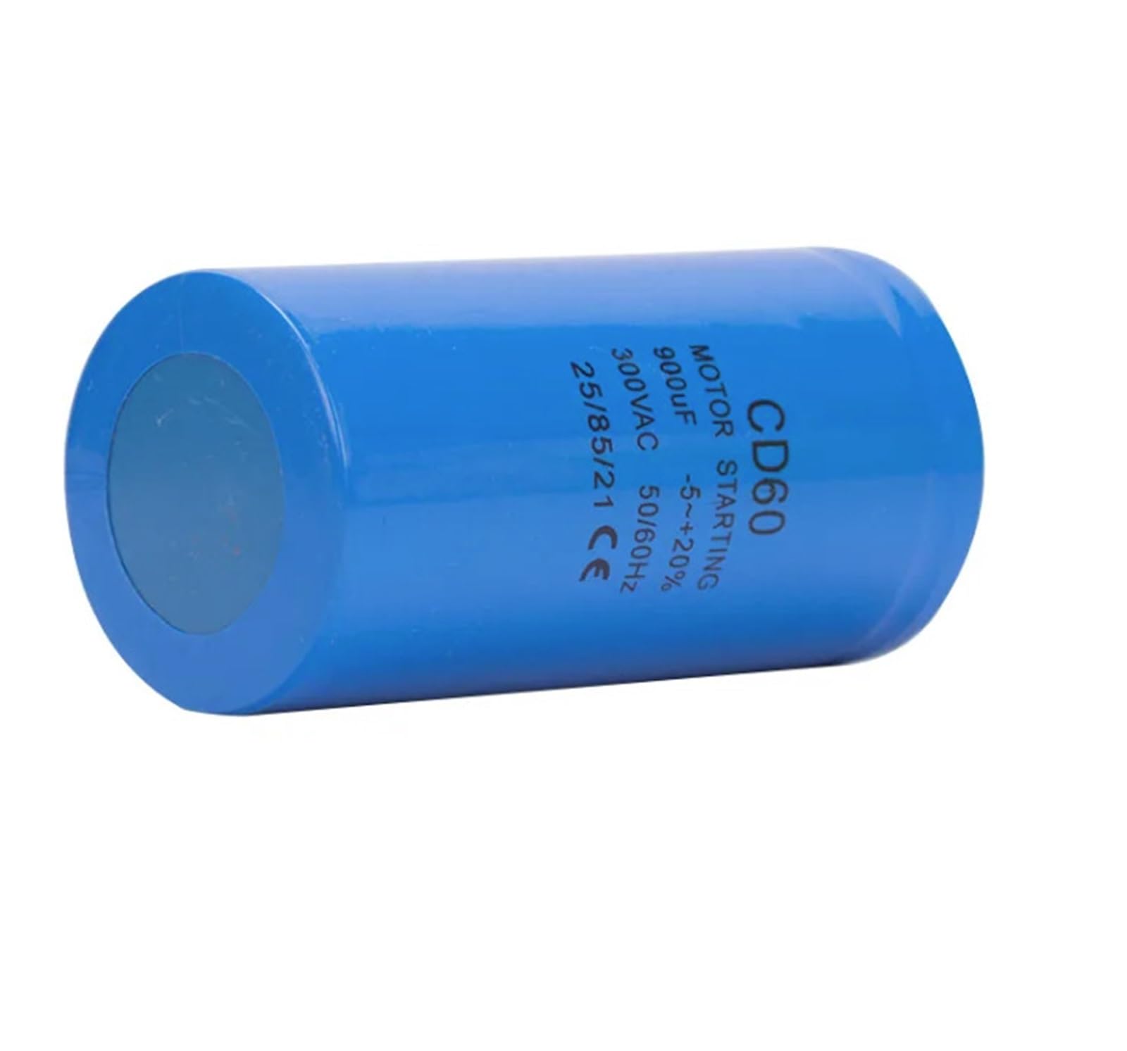 Condensador de arranque CD60 de 900 UF y 300 V CA for compresor de aire de motor de servicio pesado (dos cables)