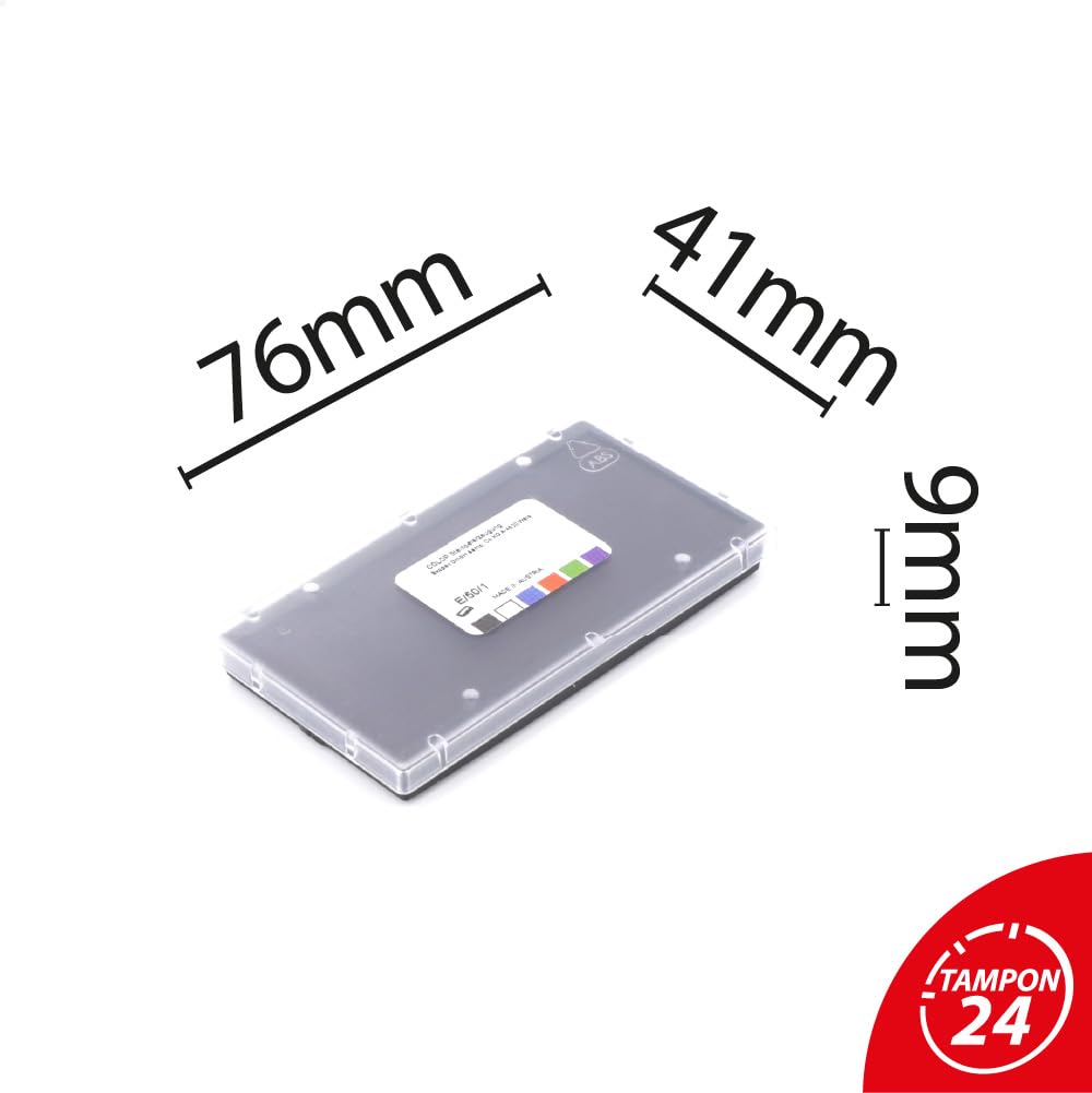 Cassetta di inchiostro per Colop Printer 50 | Cartuccia Colop E/50/1 (confezione da 10 - nero)