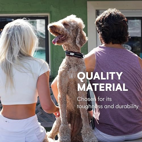 Black Rhino - The Comfort Collar Ultra Soft Neoprene Padded Dog Collar for All Breeds - Heavy Duty Adjustable Reflective Weatherproof (XLarge, Burgundy/Bl) - Image 5