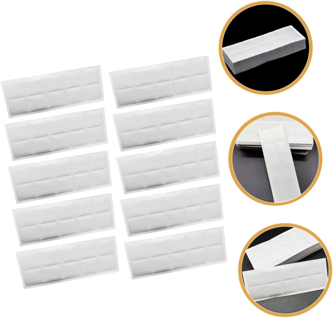 Uonlytech 10sheets Jewelry Making Supplies Self-adhesive Necklace Cards Bags Storage Bag for Necklace Chain
