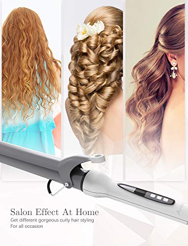 Ferro Arricciacapelli 32mm Pro, per Capelli Lunghi...