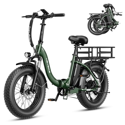 Image of Heybike Ranger 2.0 Folding Electric Bike for Adults, 1400W Peak Motor Ebike