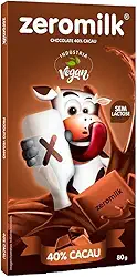 Chocolate sem Lactose 40% Cacau 80g- Zeromilk