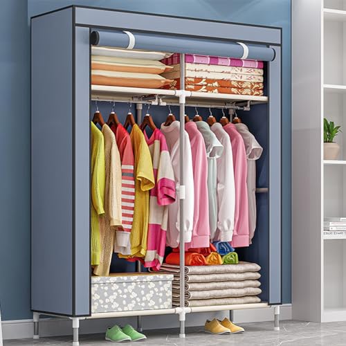 Armoire en toile pliable pour remédier au manque de penderie