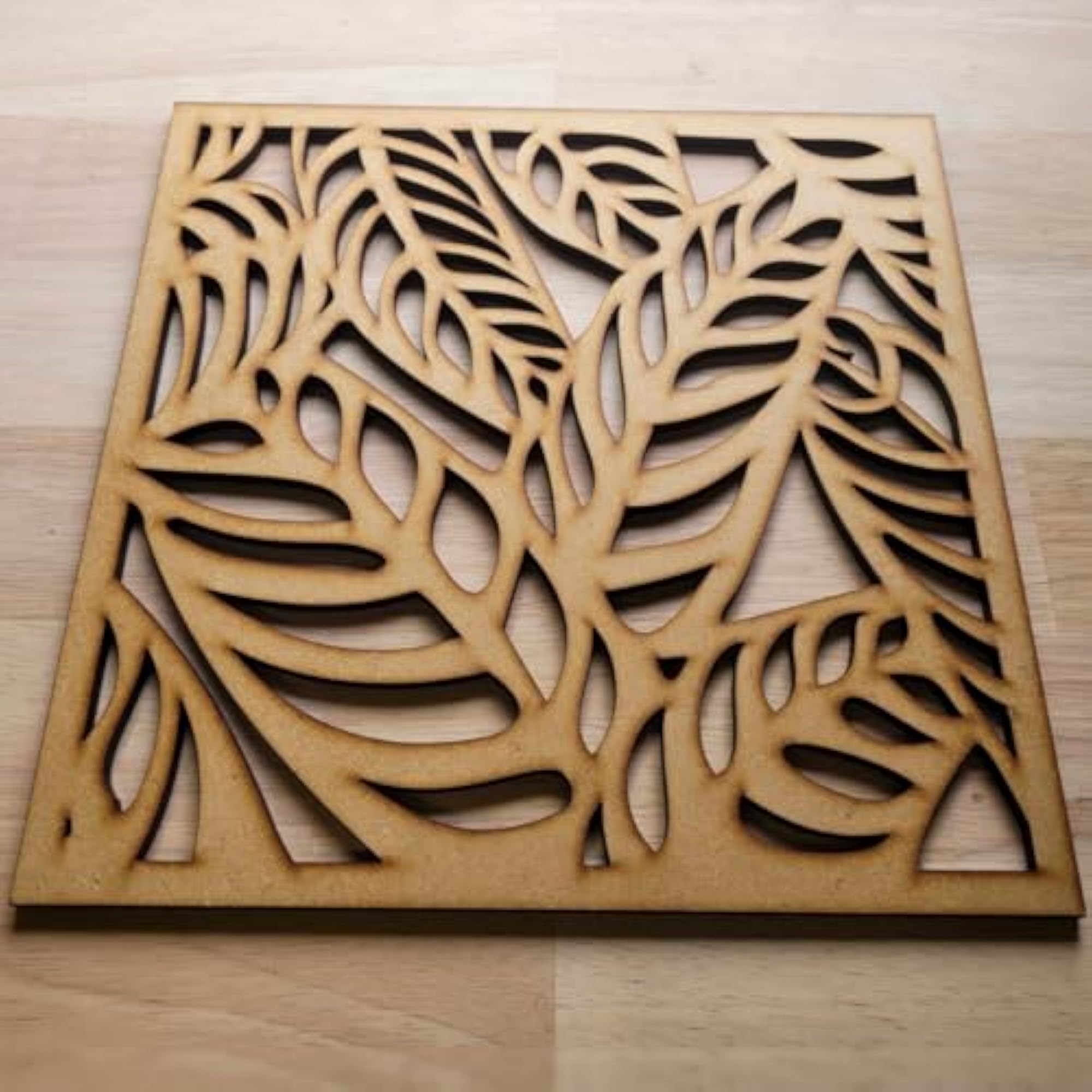 Fern Leaf Grille Radiator Cover Decorative MDF Panel