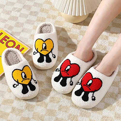 Generic Bad Cute Bunny Slippers: Red, Size 9.5-10 Women/8.5-8.5 Men3