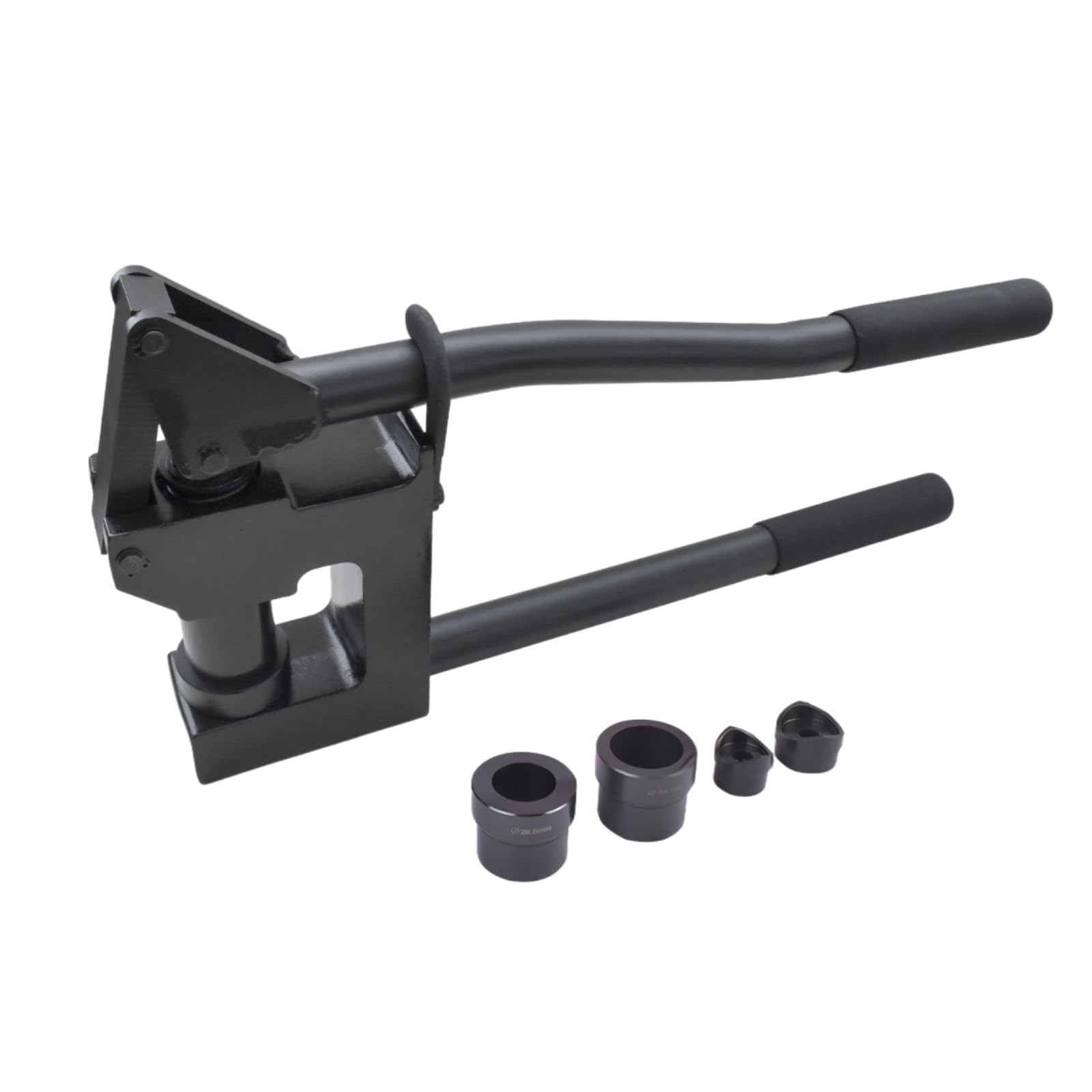 Manuelles Metall-Stanzwerkzeug mit Stanzformen 2,2 cm, 2,5–0,3 cm und 2,5–0,9 cm, 20 GA