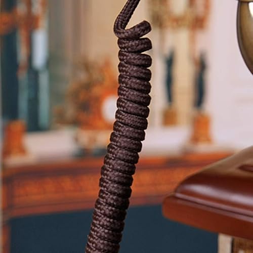 Miniatura 6 de Retro Teléfono Vintage Teléfono Retroiluminación Manos Libres Antiguo Tiempo Calendario Pantalla Teléfono Hogar Europeo Retro Teléfono Fijo Moda