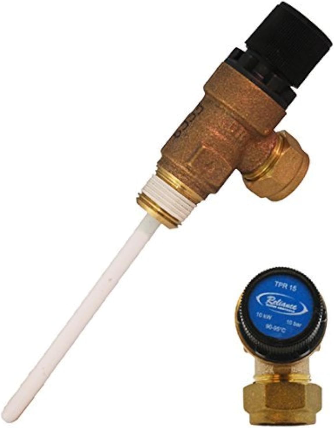 Heatrae Sadia Megaflo/Megaflow He P & T / Tpr Relief Valve 10 Bar 1/2 95605810