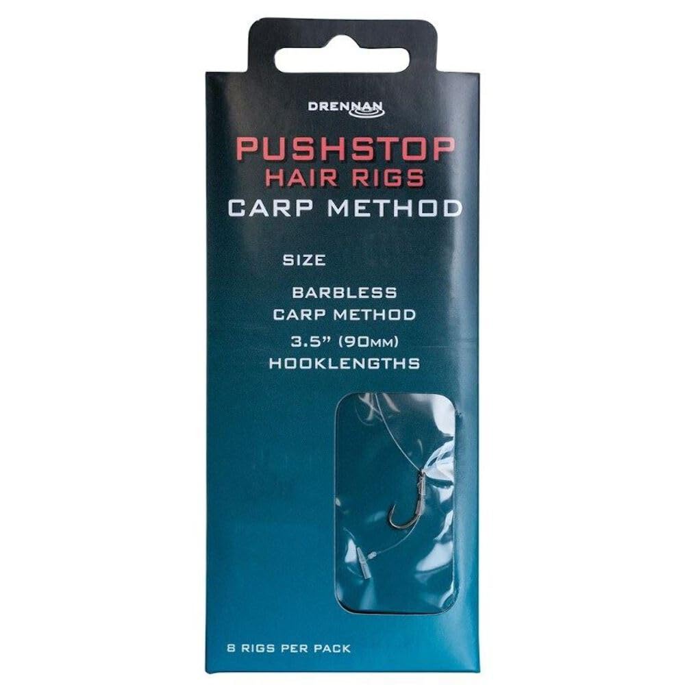 DRENNAN CARP METHOD QUICKSTOP HAIR RIGS SIZE 12 - HNQCMT012