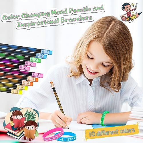 Lápices de colores set 80 piezas con pulseras motivacionales miniatura 6