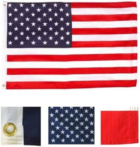 Quality Standard Flags USA Polyester Flag, 2 by 3'