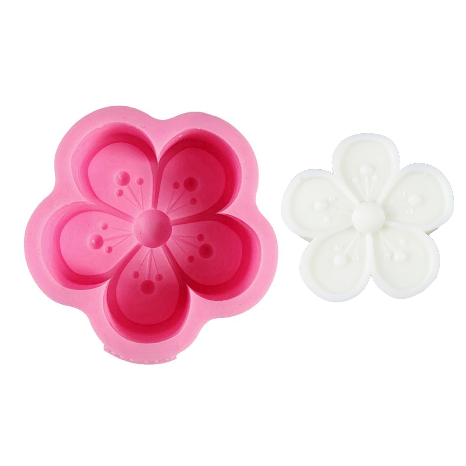 Jazuaiao Silicone Molds for Epoxy Resin Soap Decorations, Plaster Silicone Molds, Fondant