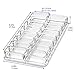 BY ALEGORY byAlegory (Set of 2) Acrylic Eyeshadow Makeup Beauty Organizers 16 Space Cosmetic Storage Container for Drawer or Vanity Desk Eye Shadow Organization - Clear