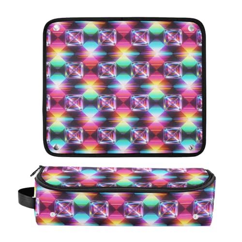 Estuche de viaje 2 en 1 para planchas y rizadores con tapete resistente al calor, bolsa portátil para mujeres miniatura 3