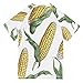 Jucciaco Swing Shirts Corn Vegetable Yellow Rashguard Short Sleeve Boy Swimsuit Sunscreen T-Shirts Sun Swimwear Sets UPF 50+