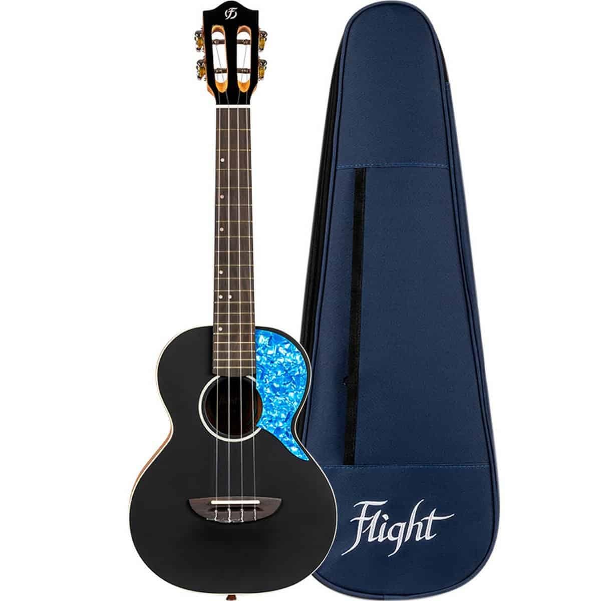 Flight Iris BK Tenor Solid Top Mahogany Ukulele - Image 2