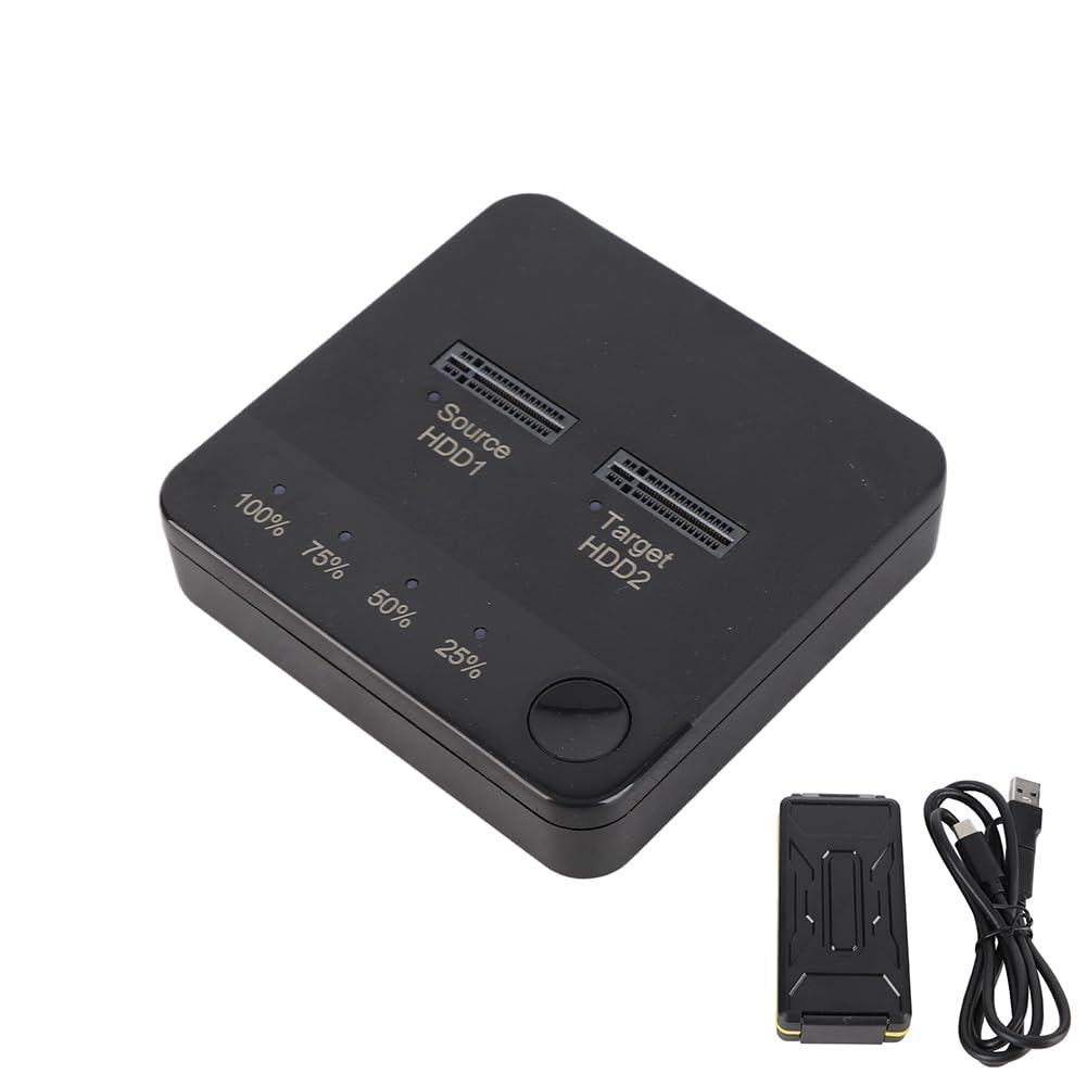 m.2 ssd duplicator dual-bay hard drive cloner offline docking station