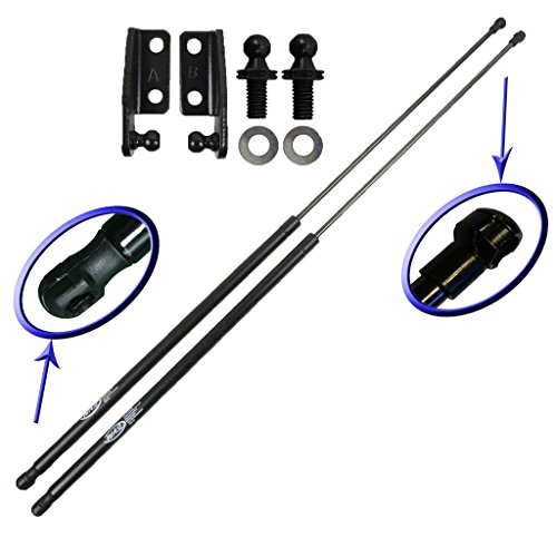 Two Rear Hatch Hatchback Liftgate Trunk Gas Charged Lift Supports For 1995-1998 Eagle Talon Hatchback, 1995-1999 Mitsubishi Eclipse Hatchback. Left and Right Side. WGS-241-242
