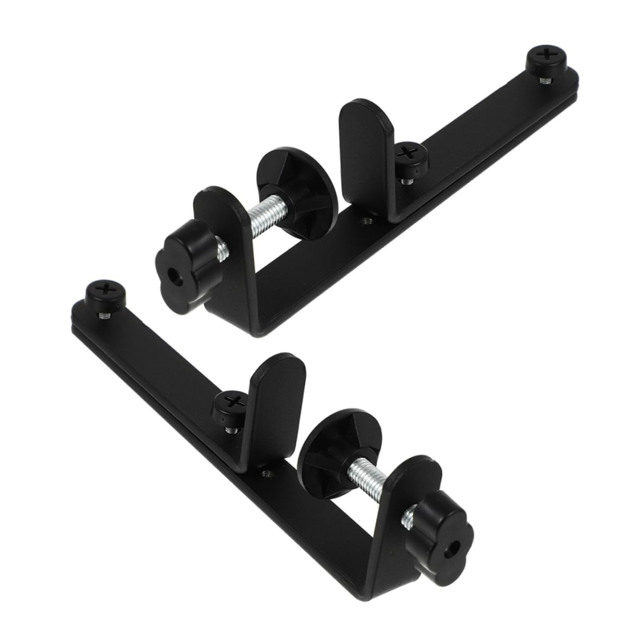LALAFINA 2pcs Iron Pegboard Table Bracket Desk Stand Office Pegboard Display Clamp